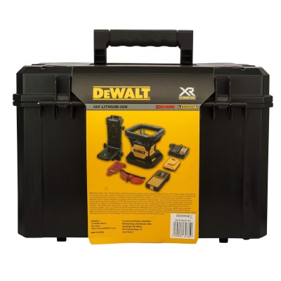 DEWALT DCE074D1R-QW თვითნიველირებადი მბრუნავი ლაზერი წითელი სხივით (7 ცალი ნაკრები)