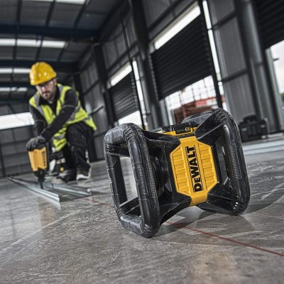 DEWALT DCE074D1R-QW თვითნიველირებადი მბრუნავი ლაზერი წითელი სხივით (7 ცალი ნაკრები)