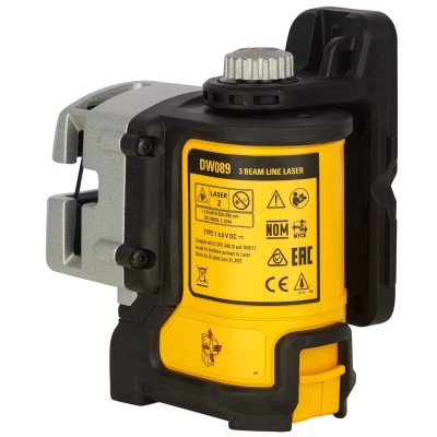 DEWALT DW089K-XJ 3 სხივის თვითგასწორება მრავალხაზოვანი ლაზერი