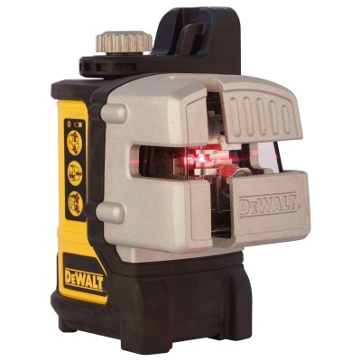 DEWALT DW089K-XJ 3 სხივის თვითგასწორება მრავალხაზოვანი ლაზერი