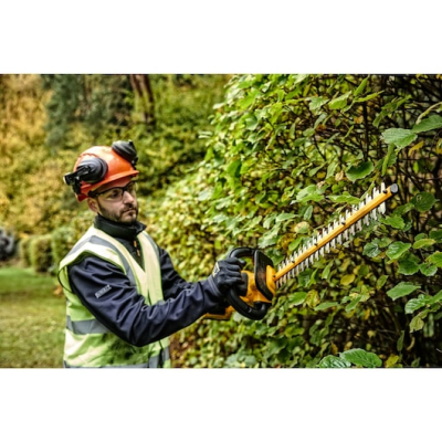 DEWALT ბუჩქების საკრეჭი მანქანა აკუმლატორზე 18V ერთი 5.0AG აკუმლატორით და-DCMPH566P1-QW DEWALT ბუჩქების საკრეჭი მანქანა აკუმლატორზე 18V ერთი 5.0AG აკუმლატორით და-DCMPH566P1-QW