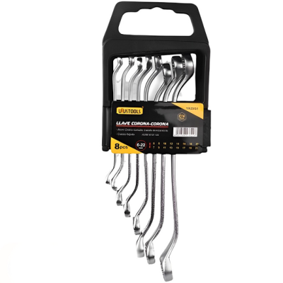 ორმხრივად დახურული ქანჩის გასაღების ნაკრები UYUSTOOLS YRZ8S1 (6-22 მმ, 8 ც) ორმხრივად დახურული ქანჩის გასაღების ნაკრები UYUSTOOLS YRZ8S1 (6-22 მმ, 8 ც)