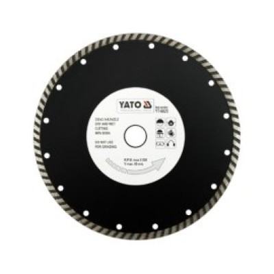 ალმასის ტურბო დისკი YATO 230X22.2X2.0 მმ (YT-59975)