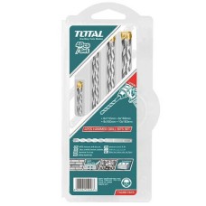 ბურღის პირების ნაკრები TOTAL TACSD1945 (SDS+) (4 PCS)