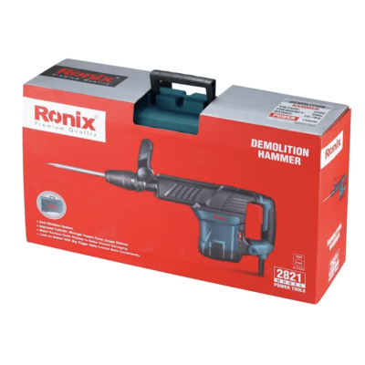 ელექტრო სანგრევი ჩაქუჩი Ronix-2821 1500w 27J 10.7kg SDS-MAX