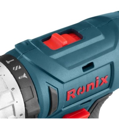 უსადენო დარტყმითი ბურღი-სახრახნისი Ronix-8018 18V, 30N.M