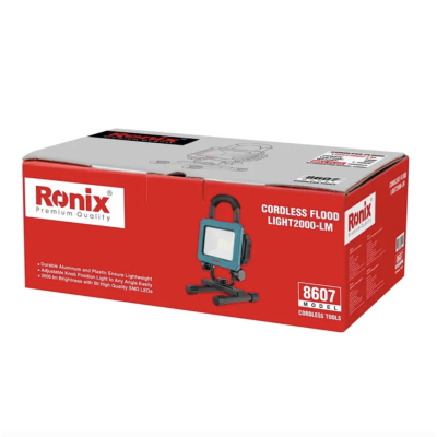 უსადენო პროჟექტორი Ronix-8607 20v 150-200 ლუმენი