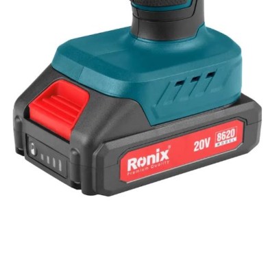 უსადენო დარტყმითი ბურღი-სახრახნისი Ronix-8620 20V