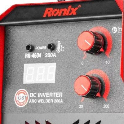 შედუღების აპარატი Ronix RH-4604, 200A, 9.5 KVA