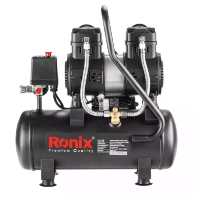 ჰაერის ჩუმი კომპრესორი Ronix RC-1012, 10ლ, 1280w