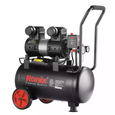 ჰაერის ჩუმი კომპრესორი Ronix RC-2512, 25ლ, 8 ბარი, 1.8HP