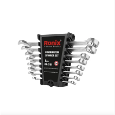 კომბინირებული ქანჩის გასაღებების ნაკრები Ronix RH-2101 8 ცალი
