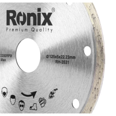 მარმარილოს და გრანიტის საჭრელი დისკი Ronix RH-3521, 125მმ