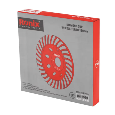 ქვის სახეხი ჯამისებური დისკი Ronix RH-3528, 125მმ