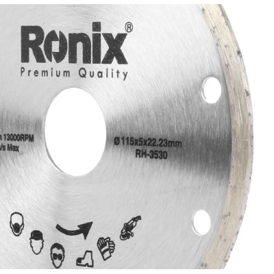 კერამიკული ფილის საჭრელი დისკი Ronix RH-3530, 115მმ