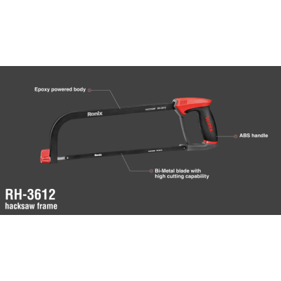 რკინის ხერხი Ronix RH-3612, 12 ინჩი Model Omega რკინის ხერხი Ronix RH-3612, 12 ინჩი Model Omega