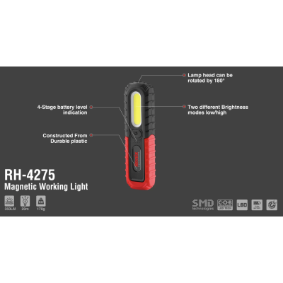 მაგნიტური სანათი Ronix RH-4275, 360Lm