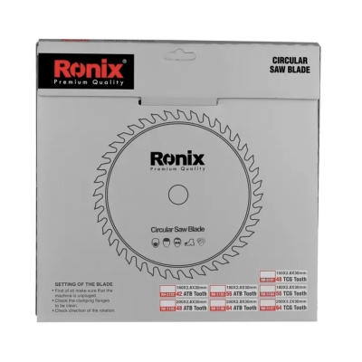 ცირკულარული ხერხის დისკი ATB 42T Ronix RH-5102, 180მმ