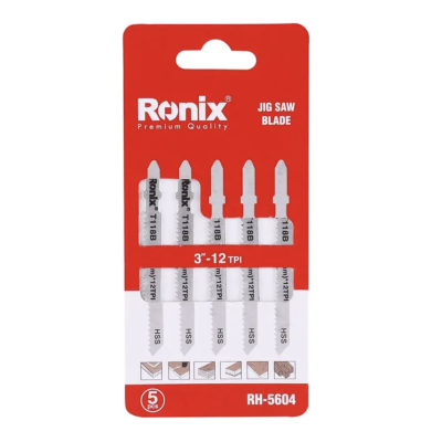ბეწვა ხერხის პირები Ronix RH-5604, T118B, 5ც