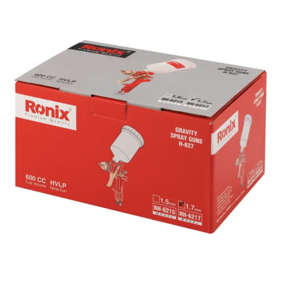 HVLP ჰაერის პულივიზატორი Ronix RH-6217, 1,7მმ 600მლ