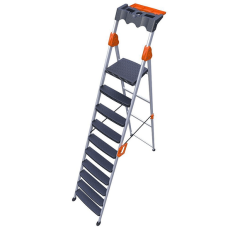 კიბე MENSA PLUS 9+1 METAL STEP LADDER (8682930740403)