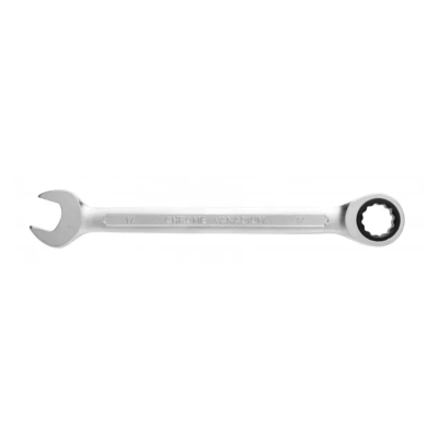 HT1R019 ქანჩგასაღები ორმხრივი ხრუტუნა Combination ratchet spanner, CrV steel, 19 mm, 72T Hoegert