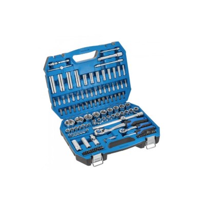 HT1R440 იარაღების ნაკრები 144 ცალი Tool set 144 pcs, two-color suitcase