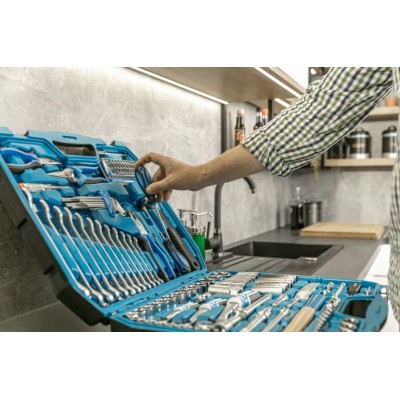 HT1R439 იარაღების ნაკრები Tool set 131 pcs Hoegert