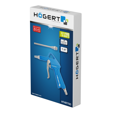 HT4R750 ჰაერის დამბერი 6bar + დამაგრძელებელი ცხვირი