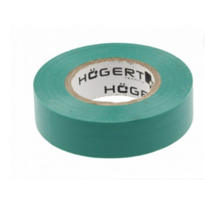 HT1P284 ლენტი საიზოლაციო მწვანე Insulation tape 0.13 mm x 19 mm x 20 m, green HÖGERT