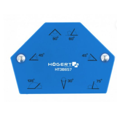 მაგნიტური შედუღების კუთხე 11.5kg 45,90,135° HÖGERT HT3B657 