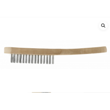 ჯაგრისი მავთულის ხის ტარით wire brush 4x15 HÖGERT HT3B624