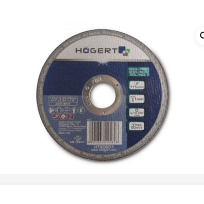 HT6D604 დისკი საჭრელი მეტალის Grinding wheel for metal/inox, 230*1.9 mm