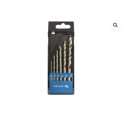 HT6D186 მეტალის ბურღების ნაკრები 6 ცალი Cobalt Metal drill bit set, 6 pcs