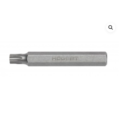 HT1S849 თავაკი სახრახნისის Screwdriver bit T30 x 75 mm Hoegert