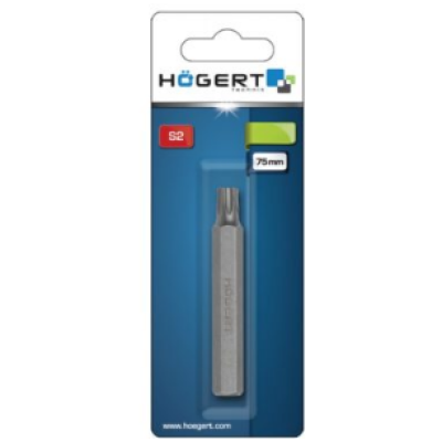 HT1S849 თავაკი სახრახნისის Screwdriver bit T30 x 75 mm Hoegert