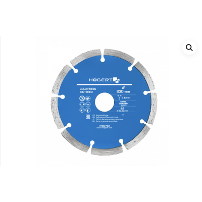 HT6D752 საჭრელი დისკი სეგმენტური 230 მმ Diamond segmented saw blade 230 (25/25)