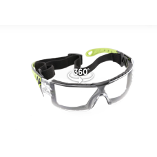 HT5K011 დამცავი სათვალე LOTZEN პროფესიონალის გამჭირვალე/მწვანე LOTZEN protective spectacles transparent/green one size HÖGERT
