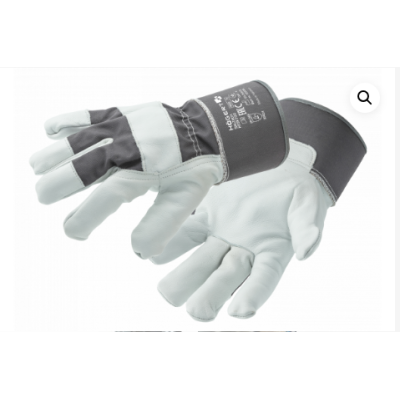 HT5K732-10 დამცავი ხელთათმანი 10 ზომა SALZACH protective gloves Canadian (goatskin) graphite 10