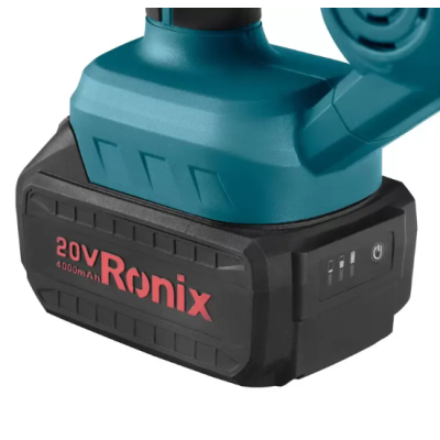 უსადენო ჰაერდამბერი Ronix 8611, 20V 2Ah 1800RPM