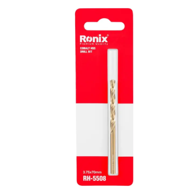 მეტალის ბურღი 5% კობალტი HSS Ronix RH-5508, 3.75 მმ