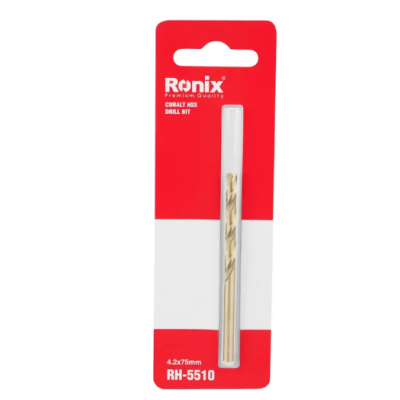 მეტალის ბურღი 5% კობალტი HSS Ronix RH-5510, 4.2 მმ