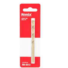 კობალტის მეტალის ბურღი 5mm ronix RH-5513