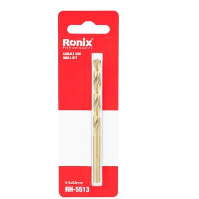კობალტის მეტალის ბურღი 5mm ronix RH-5513