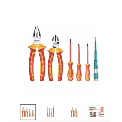 ელექტრიკოსის ინსტრუმენტების ნაკრები 6ც TOTAL THKIST3062