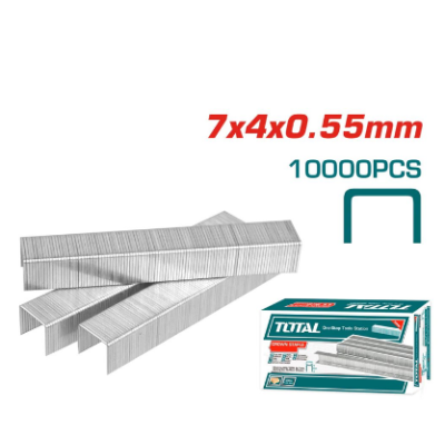 სტეპლერის საცვლელი თავი 10000ც, 7*4*0.55 TOTAL THTPTM1251S სტეპლერის საცვლელი თავი 10000ც, 7*4*0.55 TOTAL THTPTM1251S
