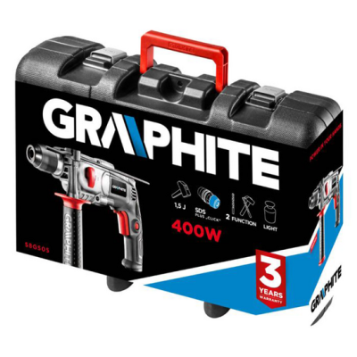 პერფორატორი GRAPHITE 58G505 (400W, 1500RPM)