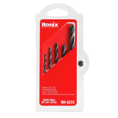 ხის ბურღების ნაკრები Ronix RH-5375 5ც