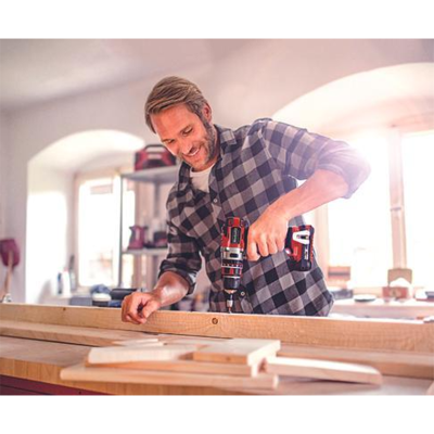 EINHELL ხრახნდამჭერი LI-ION დარტყმითი 18ვ, 2სიჩქარე (უნახშირო) TP-CD 18 Li-i BL (2x2,0Ah)