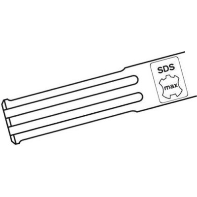 სატეხი პიკი SDS-max 80x300 mm სატეხი პიკი SDS-max 80x300 mm